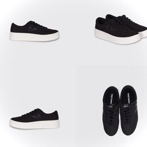 TRETORN | 7 / 38 | WT Nylite Bold Thick Platform Canvas Swedish Lace-up Sneaker